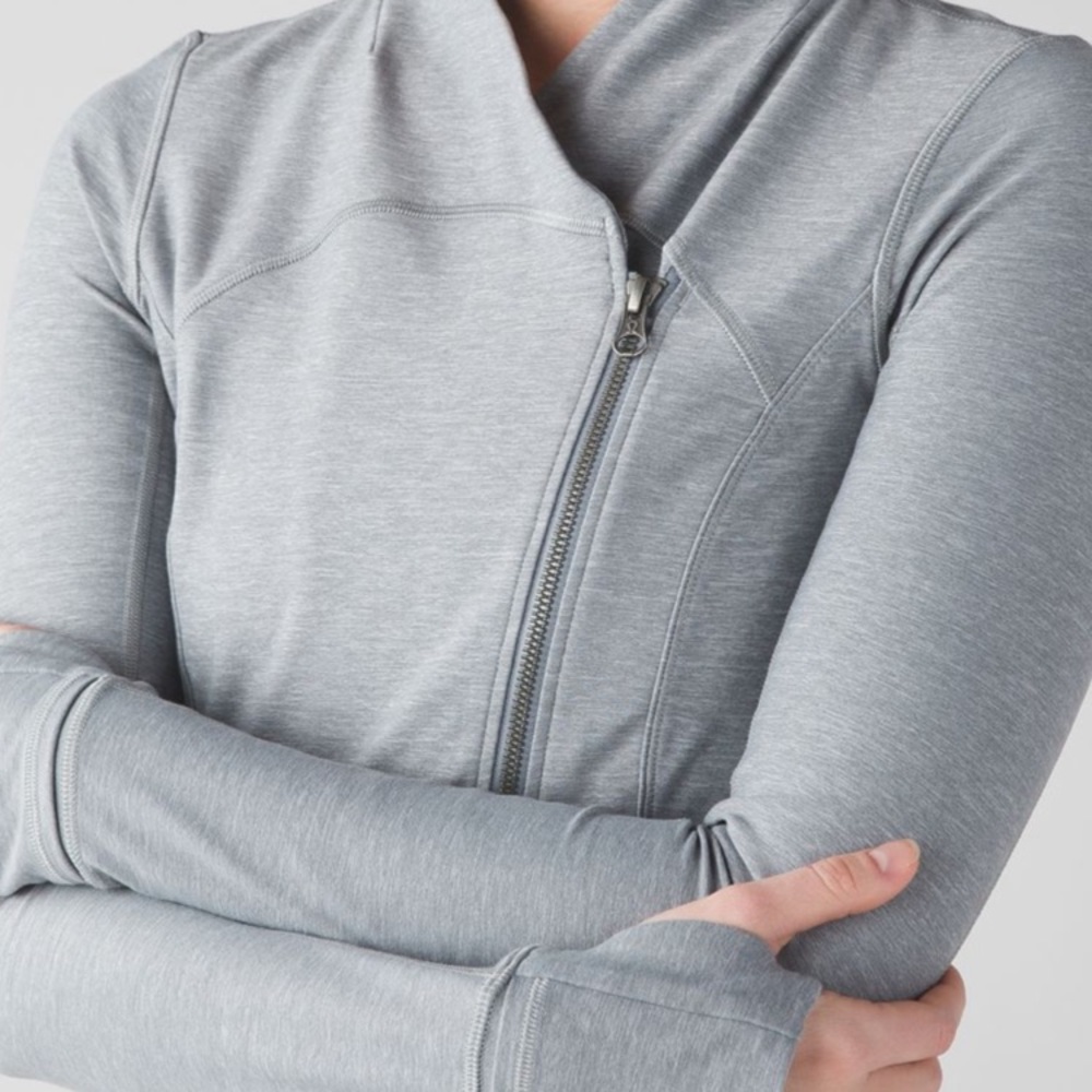 Lululemon Precision Jacket Heathered Battleship - image 4